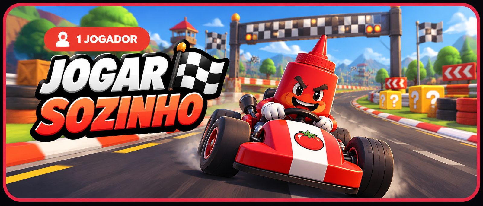 Jogar sozinho na pista
