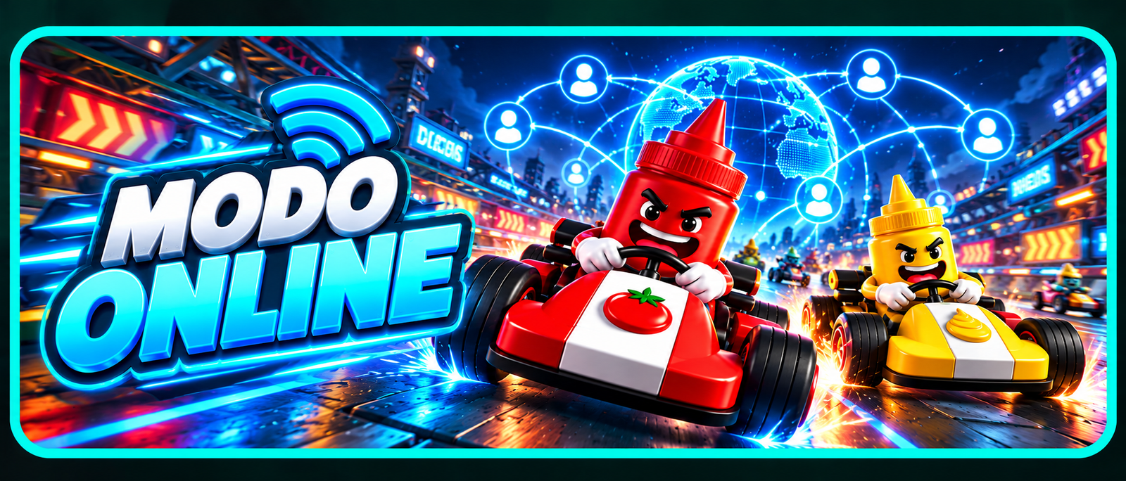 Modo online: corrida de condimentos